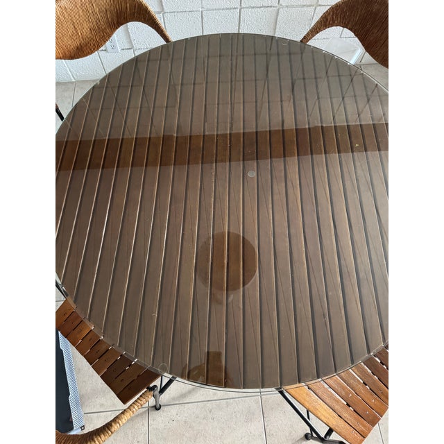 1960s Arthur Umanoff Mid Century Dining Table and 4 Chairs - Set of 5 For Sale - Image 10 of 10