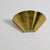 Fan-Shaped Wall Lamp in Brass and Metal, 1990s For Sale - Image 9 of 9