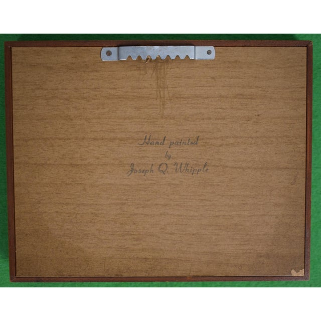 Traditional Abercrombie & Fitch X Joseph Q. Whipple Hand Painted Quail Shadowbox For Sale - Image 3 of 4