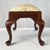 Wood Vintage Henkel Harris Attributed Queen Anne Style Mahogany Footstool For Sale - Image 7 of 15