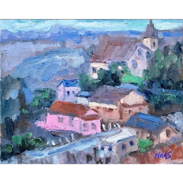Virginia City, Impressionist Oil Painting Landscape For Sale