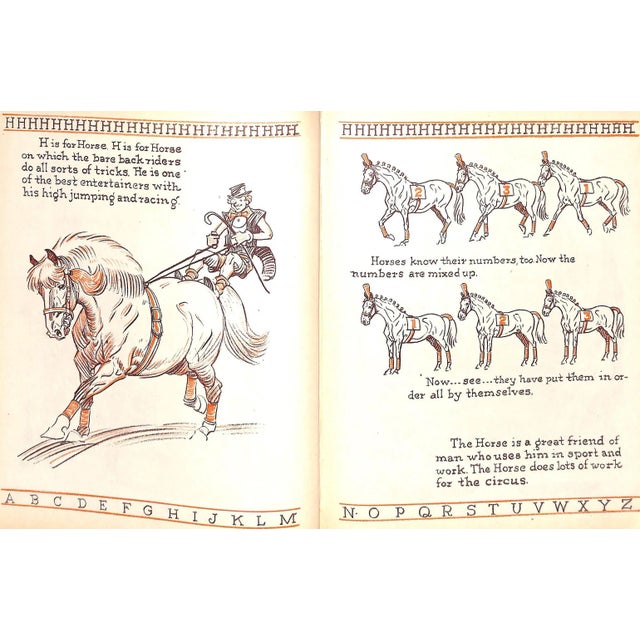 1940s "Circus School" Book 1946 Brown, Paul For Sale - Image 5 of 11