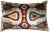 Contemporary Silk Uzbek Ikat Velvet Hand Made Pillow Cushion,16x24 For Sale - Image 3 of 3