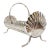 Vintage English Style Silver Plate Shell Motif Biscuit Tray For Sale