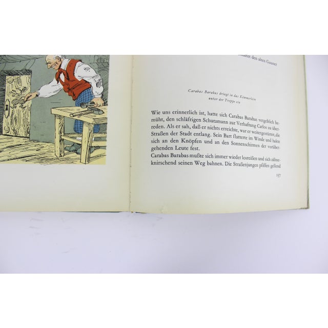 1948 Alexej Tolstoj the Golden Key or the Adventures of Buratino German Edition Children’s Book For Sale - Image 14 of 15