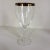 Vintage Crystal Gold Banded Rim Water Glasses - Set of 4 For Sale - Image 4 of 13