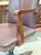 Late 20th Century Late 20th Century Hancock & Moore Burgundy Leather Executive Swivel Desk Chair For Sale - Image 5 of 8