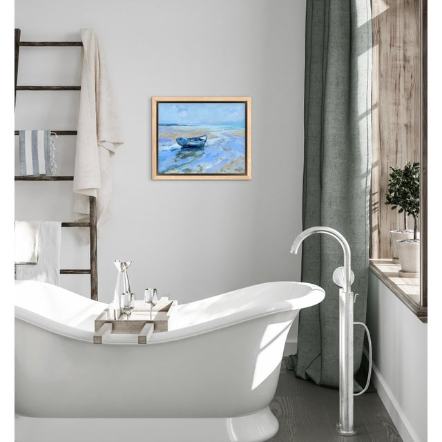 Contemporary Impressionist Coastal Boat, Oil Painting For Sale In Reno/Lake Tahoe - Image 6 of 6