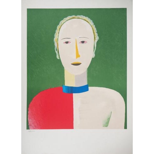 After Kazimir Malevich, Smiling Portrait, Lithograph For Sale - Image 8 of 8