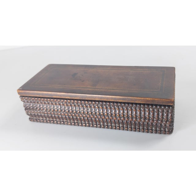 Wood 19th or 20th Century Folk Art Box, Possibly Black Forest German For Sale - Image 7 of 12