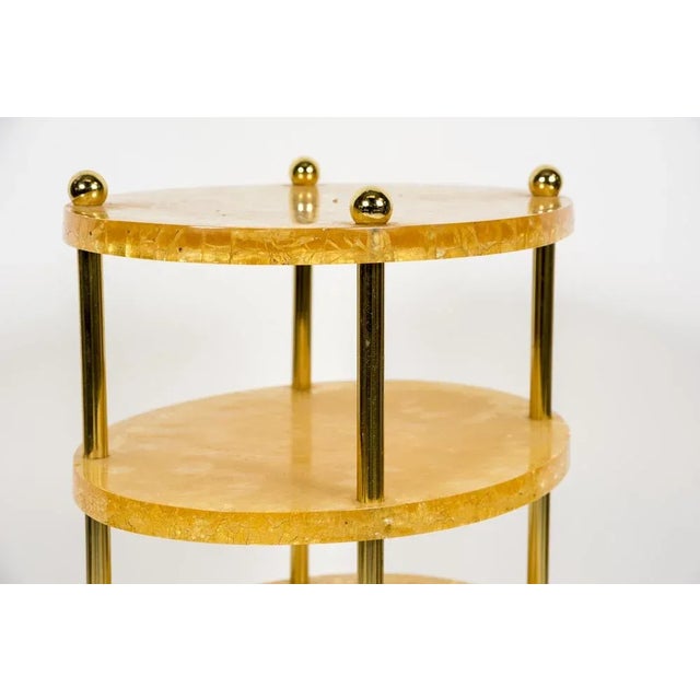 1950s Fractal Resin Side Table by Marie-Claude De Fouquières, 1950 For Sale - Image 5 of 9
