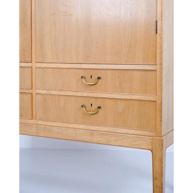 Cabinet in Light Walnut by Ole Wanscher for A.J. Iversen, 1940s For Sale - Image 3 of 11