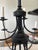 1990s Authentic Hubbarton Forge Hand Forged Iron Chandelier For Sale - Image 4 of 10