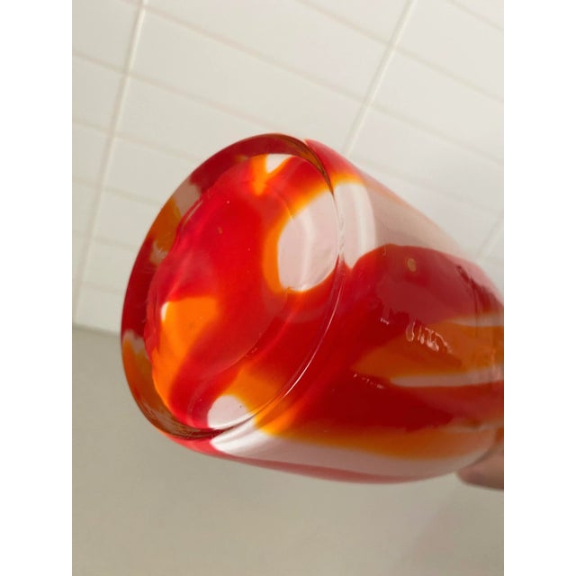 Hand-Blown 1960's Murano Cased Glass Bottle For Sale In Los Angeles - Image 6 of 8