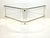 Mid-Century Modern Octagonal Acrylic Glass and Brass Coffee Table in the style of David Lange, 1970s For Sale - Image 9 of 10