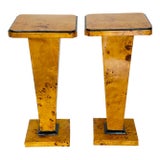 Gorgeous Pair Art Deco Plant Sculpture Stands For Sale