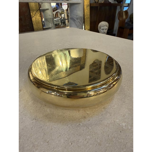 Brass Lidded Box, Mid-Century Modern For Sale In Los Angeles - Image 6 of 7