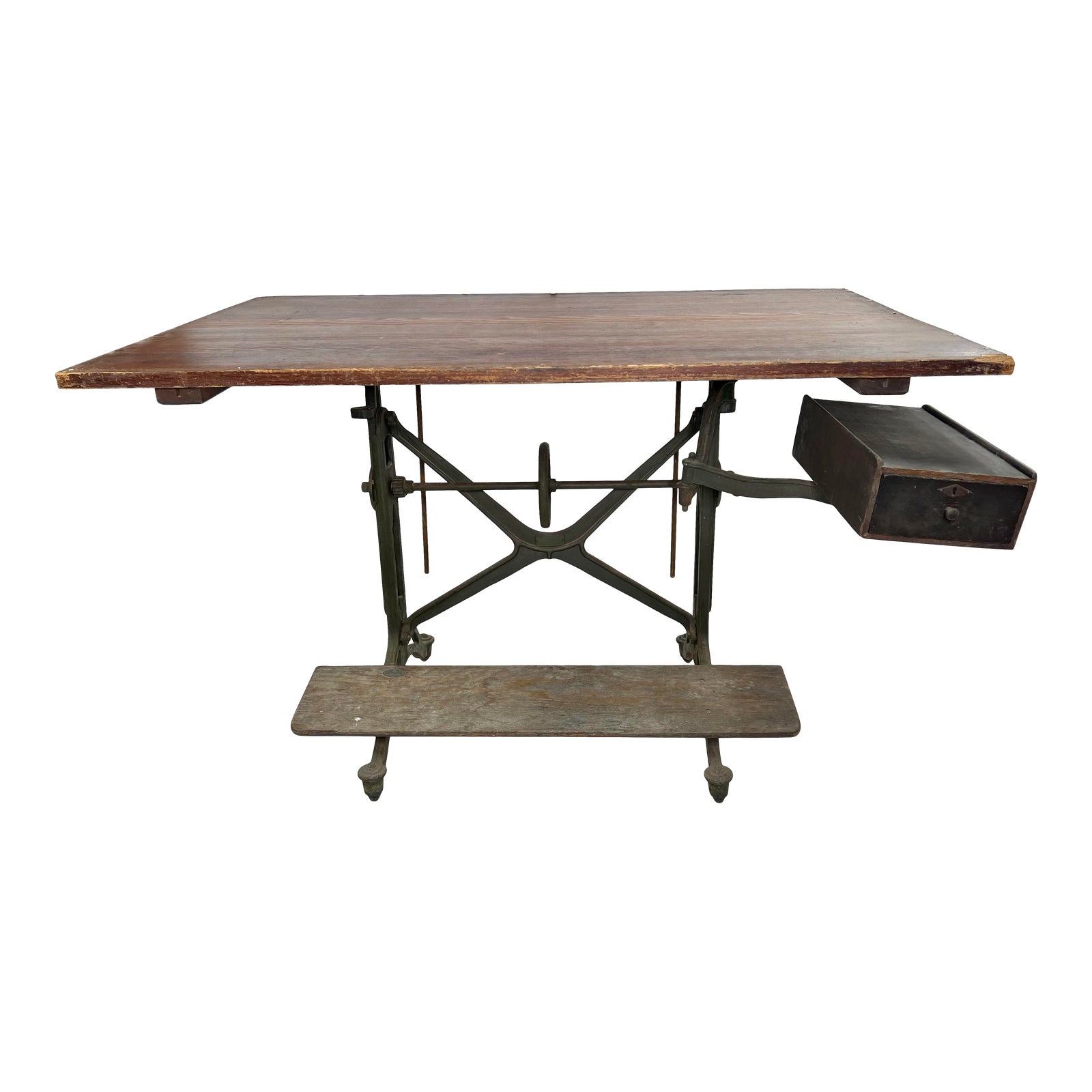 Antique Keuffel & Esser Co Cast Iron Drafting Table Chairish