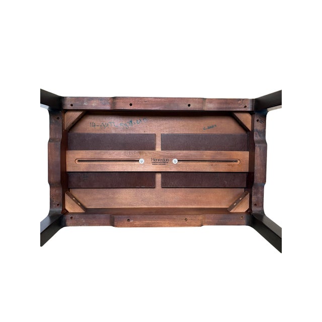 Henredon Tea Table With Sliding Trays For Sale - Image 12 of 13