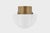 Hudson Valley Lighting Seabrook 11.25 in. 1 Light Flush Mount in Historic Bronze Finish For Sale In New York - Image 6 of 11