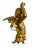 25" French Belle Époque Bronze D’Or Cherub Architectural Salvage Sculpture, 19th Century For Sale In Raleigh - Image 6 of 16