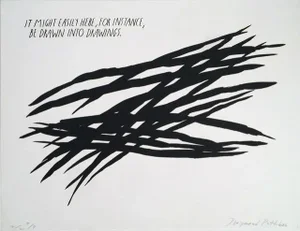 Late 20th Century Raymond Pettibon Untitlred, "Drawn into Drawings", 1990