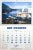 Blue 1960 French Travel Ephemera - Air France Calendar (Complete), 6 Pages R/V For Sale - Image 8 of 12