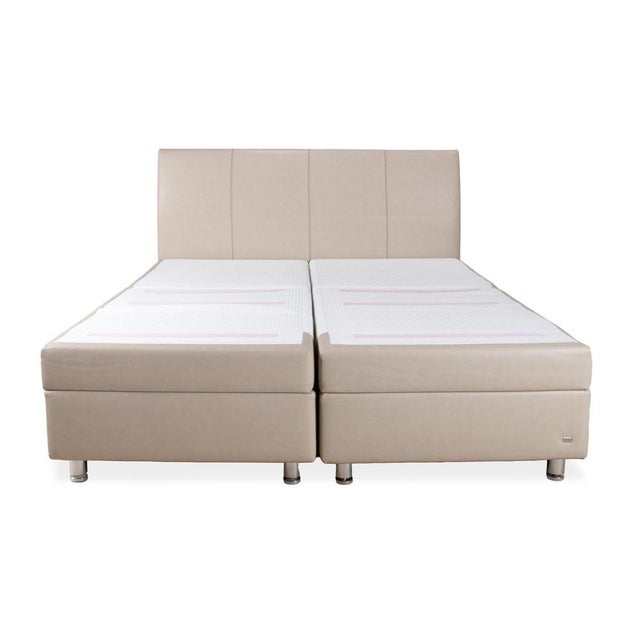 Ruf Veronesse QLX Leather Bed Beige Cream Sand For Sale - Image 13 of 14