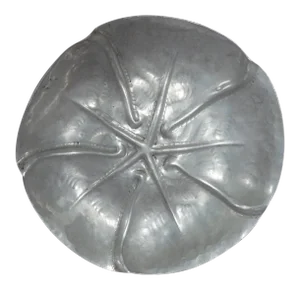 Hand Hammered and Chased Aluminum Dish