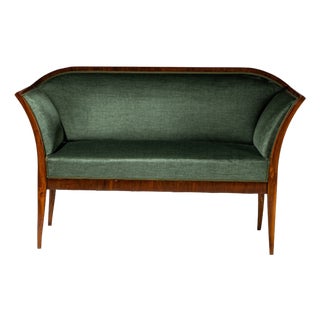 Biedermeier Bench in Walnut, 1820 For Sale