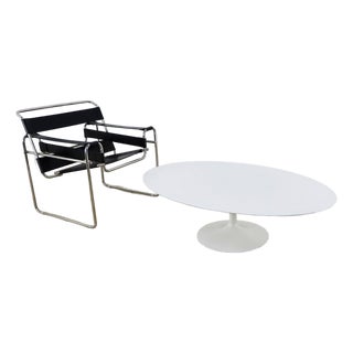 1960s Big Size Mid Century Attributed to Eero Saarinen for Knoll Center Table For Sale