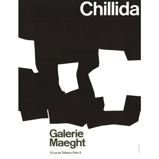 Artist: Eduardo Chillida Title: Galerie Maeght Year: 1968 Signed: No Medium: Lithograph Paper Size: 25.5 x 20 inches (...