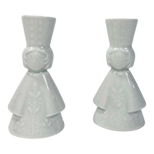 Vintage Haviland Limoges Ceramic Salt and Pepper Shakers For Sale