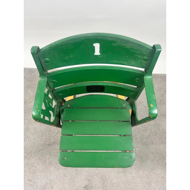 Genuine Polo Grounds Figural Stadium Box Seat #1 - Ny Giants Yankees Mets Chair For Sale - Image 9 of 12