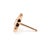 Christian Dior Christian Dior ÉToile Des Vents 18k Rose Gold Diamond Single Pink Stud Earring For Sale - Image 4 of 8