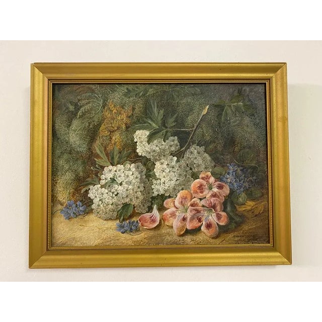 Vincent Clare, Botanical Still Life, 1890s, Oil on Canvas For Sale - Image 11 of 11