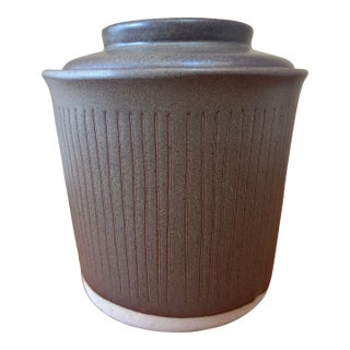 Gordon & Jane Martz | Marshall Studios | Ceramic Lidded Canister Jar For Sale