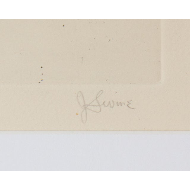 Jack Levine 1966 “Prussian General” Portrait Etching by Jack Levine For Sale - Image 4 of 8