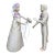 Paper Mâché Bride and Groom Wedding Figures For Sale