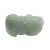 Chinese Hand Carved Natural Green Jade Feng Shui Lucky Pixiu Figure Pendant For Sale - Image 4 of 6