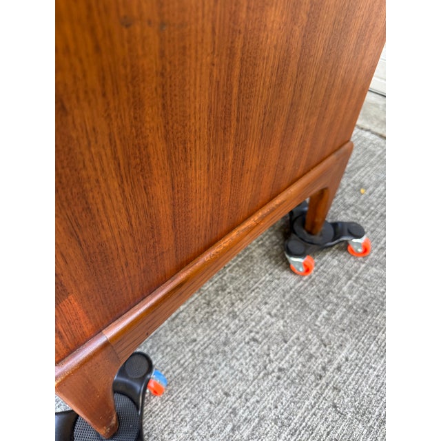 Lane Rhythm Walnut Highboy Dresser Mid Century Modern For Sale - Image 9 of 11