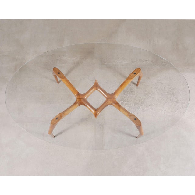 Ico Parisi Ico Parisi Style Italian Walnut Spider Leg Dining Table For Sale - Image 4 of 18
