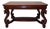Antique Carved Mahogany Library Table With Lion Head Legs, C. 1900–1915 For Sale