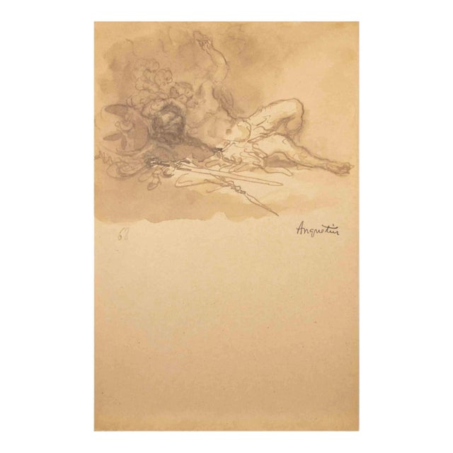 Louis Anquetin, Nude, Ink Drawing, Early 20th Century For Sale