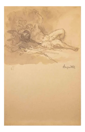 Louis Anquetin, Nude, Ink Drawing, Early 20th Century