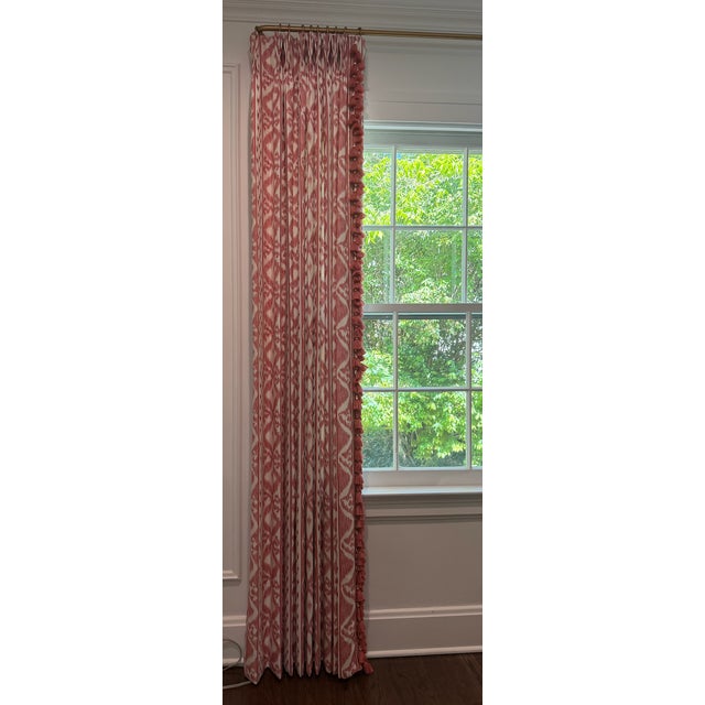 Textile Pair of Cowtan & Tout Drapery Panels With Tassel Fringe For Sale - Image 7 of 11