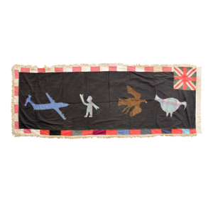 Very Large Vintage Asafo Fante Flag
