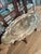 Vintage Hollywood Regency Brass Tray Top on Faux Bamboo Base Coffee Table For Sale In New Orleans - Image 6 of 14
