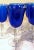 Cobalt Blue, Twisted Stem Wine Glasses - Set of 5 For Sale - Image 9 of 11