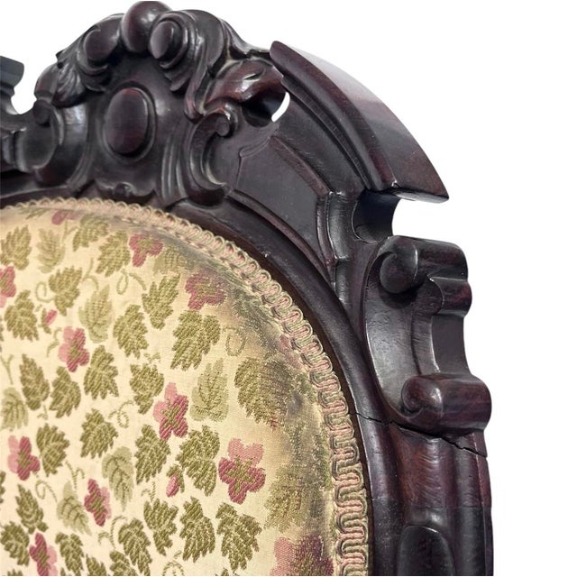 Mid 19th Century Antique American Ballon-Back Rosewood Chairs. Set of 4 For Sale - Image 9 of 14